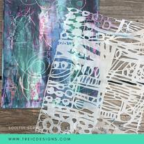 SOULFUL scribbles stencils kit no. 2 by traci bautista